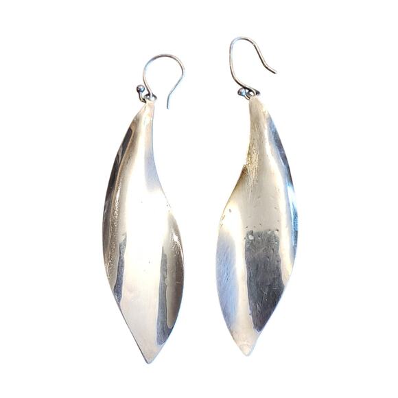 Silpada Sterling silver Freestyle floral and‎ leaf print dangle earrings - Picture 5 of 6
